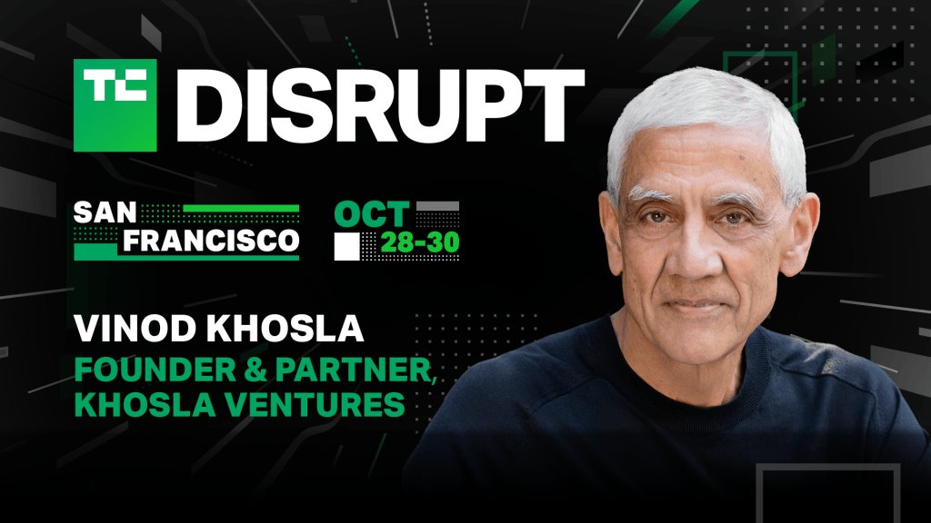 Vinod Khosla akan hadir ke Disrupt untuk membincangkan bagaimana AI mungkin mengubah masa depan